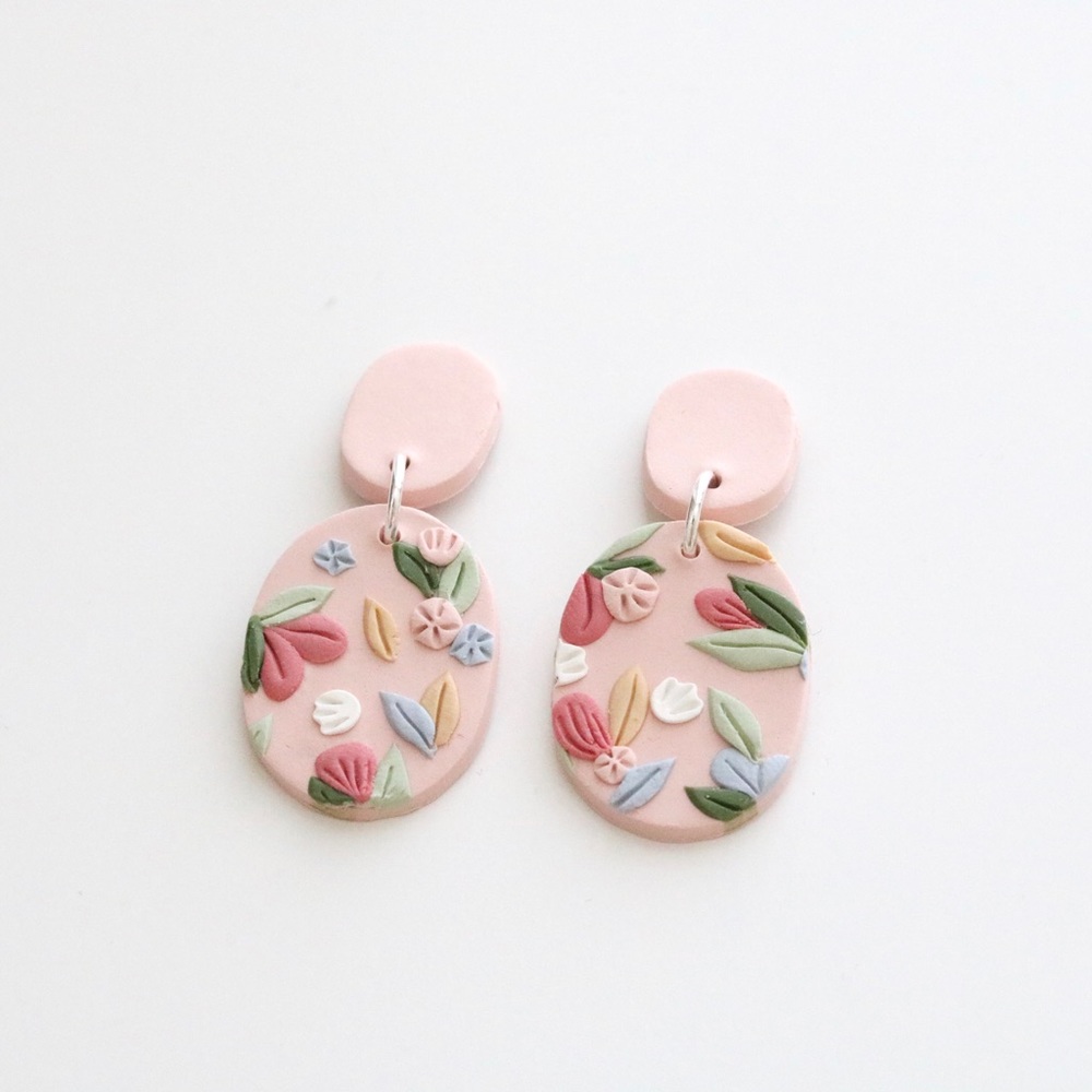 polymer clay earring